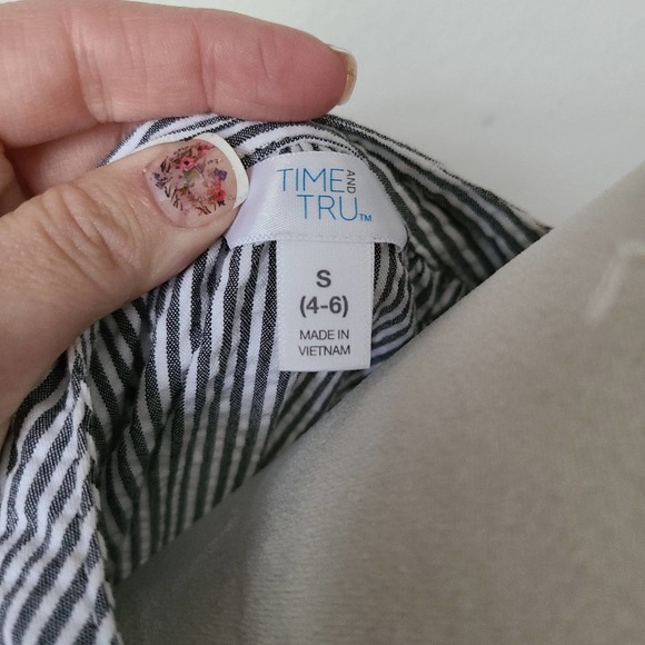 TIME AND TRU | STRIPE BLOUSE | SIZE SMALL - Picture 7 of 10
